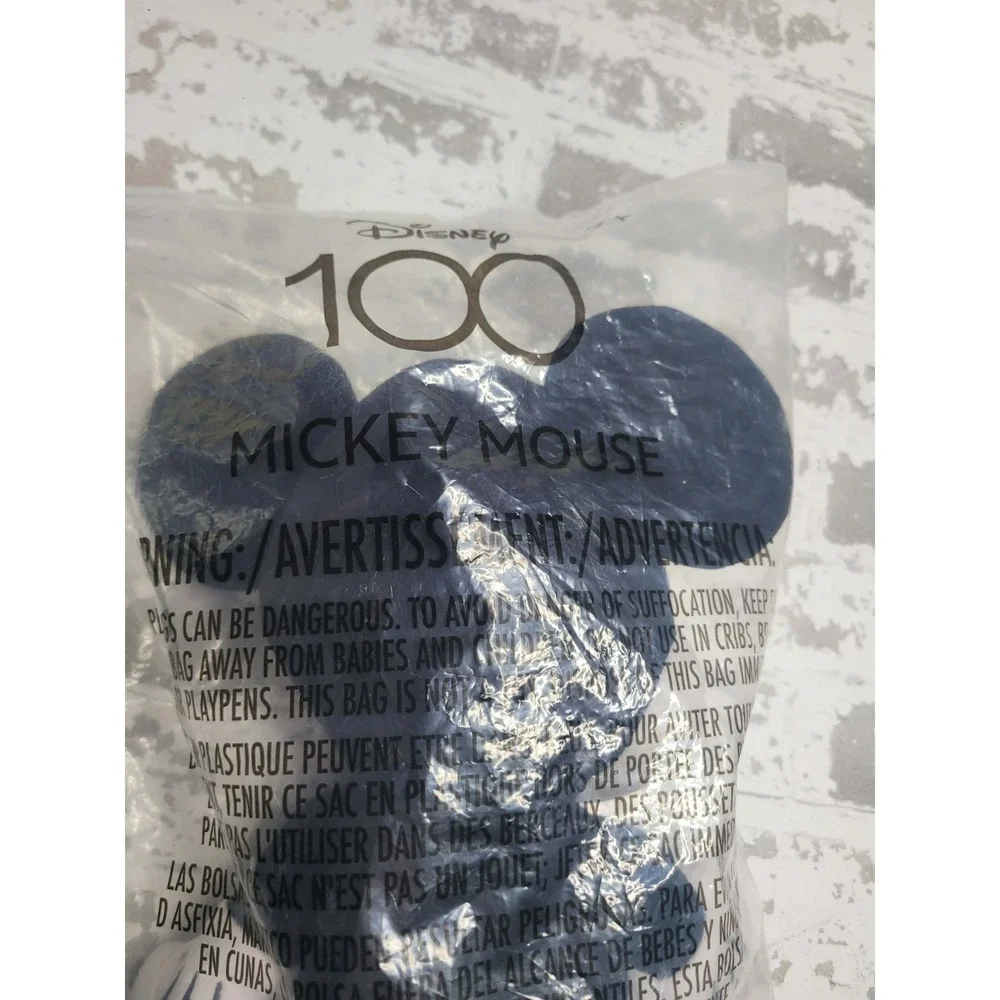 Disney 100 Years Of Wonder Mickey Mouse Plush‎ Toy New With Tags